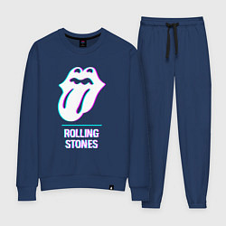 Женский костюм Rolling Stones glitch rock