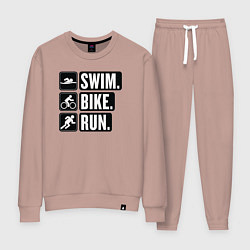 Женский костюм Swim bike run