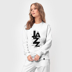 Костюм хлопковый женский Jazz Styles BW2, цвет: белый — фото 2