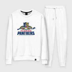 Костюм хлопковый женский Florida panthers - hockey team, цвет: белый