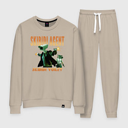 Женский костюм Skibidi toilet agent