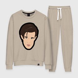 Костюм хлопковый женский Мэтт Смит, цвет: миндальный