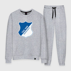 Костюм хлопковый женский Hoffenheim fc germany, цвет: меланж