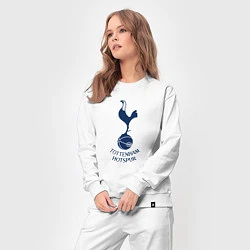 Костюм хлопковый женский Tottenham Hotspur fc sport, цвет: белый — фото 2