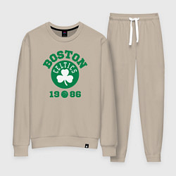 Костюм хлопковый женский Boston Celtics 1986, цвет: миндальный