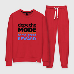 Костюм хлопковый женский Depeche Mode - Some Great Reward, цвет: красный