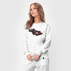 Костюм хлопковый женский Formula 1 Макларен, цвет: белый — фото 2