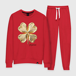 Женский костюм Золотой лист клевера for good luck