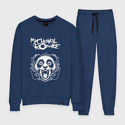 Костюм хлопковый женский My Chemical Romance rock panda, цвет: тёмно-синий