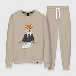 Женский костюм Деловой сиба ину, мем