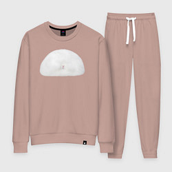 Женский костюм Большой пушистый белый кролик