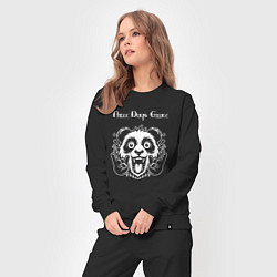 Костюм хлопковый женский Three Days Grace rock panda, цвет: черный — фото 2