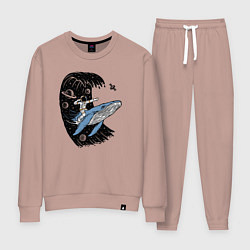 Женский костюм Космонавт и кит