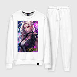 Костюм хлопковый женский League of Legends Kaisa Kda, цвет: белый