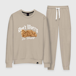 Женский костюм Dont worry be happy y2k