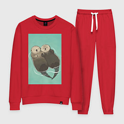 Женский костюм Выдры плавают