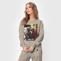 Костюм хлопковый женский Пираты Чёрной лагуны Балалайка, цвет: миндальный — фото 2