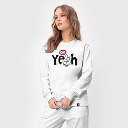 Костюм хлопковый женский Oh yeah, цвет: белый — фото 2