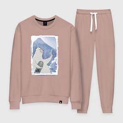 Женский костюм Зимние медвежьи селфи