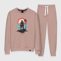 Женский костюм Силуэт самурая на закате