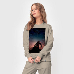 Костюм хлопковый женский Усянь Вэй Старейшина Илина, цвет: миндальный — фото 2