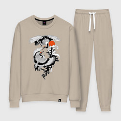 Женский костюм Японские журавли брачный танец