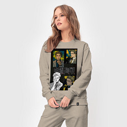 Костюм хлопковый женский Магическая битва Кэнто Нанами работник, цвет: миндальный — фото 2