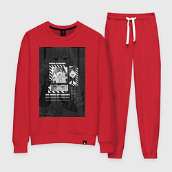 Костюм хлопковый женский Марин Китагава Гяру, цвет: красный