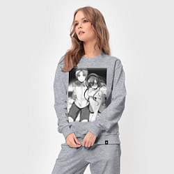 Костюм хлопковый женский Реинкарнация безработного Эрис Бореас Грейрат Руде, цвет: меланж — фото 2