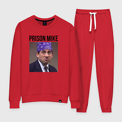 Костюм хлопковый женский Prison mike Michael Scott - офис, цвет: красный