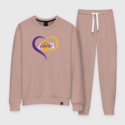 Женский костюм LA Lakers в сердце