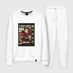 Женский костюм Тандзиро Tanjiro Клинок рассекающий демонов