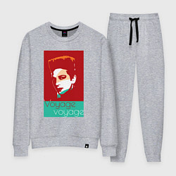 Костюм хлопковый женский Voyage voyage, цвет: меланж