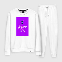 Костюм хлопковый женский J-hope in the box - K-pop, цвет: белый