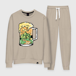 Женский костюм Beer nature mountains