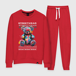 Женский костюм Медведь плюшевый в тренде - граффити