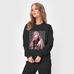 Костюм хлопковый женский Darling in the FranXX Милый из Франкса, цвет: черный — фото 2