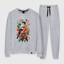 Женский костюм Снегирь на ветке с рябиной