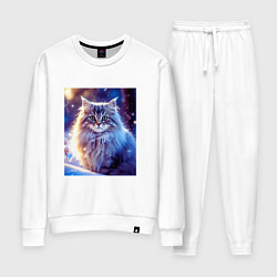 Женский костюм Кот в снегу