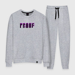 Костюм хлопковый женский BTS Proof, цвет: меланж