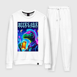 Женский костюм Пивозавр панк - неоновое свечение