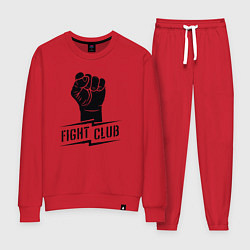 Костюм хлопковый женский Fight club warrior, цвет: красный