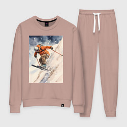 Женский костюм Горные лыжи спортсмен