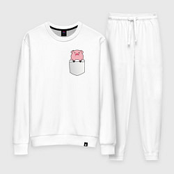 Женский костюм Розовый поросенок в кармане