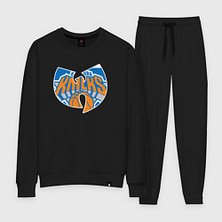 Костюм хлопковый женский Wu-tang knicks, цвет: черный