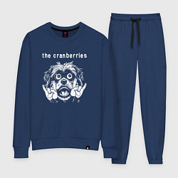 Костюм хлопковый женский The Cranberries rock dog, цвет: тёмно-синий