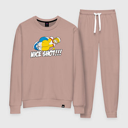 Женский костюм Гомер играет в теннис