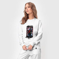 Костюм хлопковый женский Error undertale, цвет: белый — фото 2