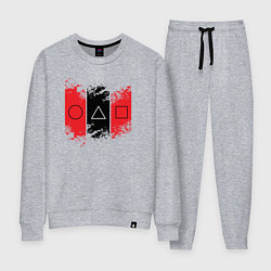 Женский костюм Squid game logos