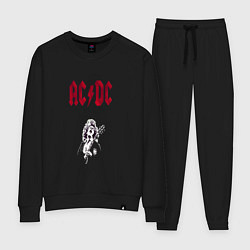 Костюм хлопковый женский AcDc - roook фильтр amaro, цвет: черный